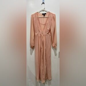 Forever 21 Blush Lace Detail Dress
